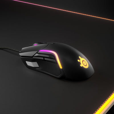 SteelSeries Rival 5 - Gaming-Maus - TrueMove Air Optische Sensor mit 18CPI - 9 programmierbare Tasten - Federleichte 85 Gramm, Schwarz