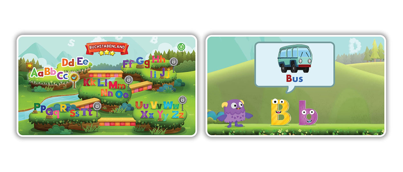 Vtech ABC Smile TV – Kabellose Lernkonsole mit HDMI-Stick für den Fernseher mit 15 Spiel-Level für stundenlangen Lernspaß – Für 3-7 Jahre - Deutsch