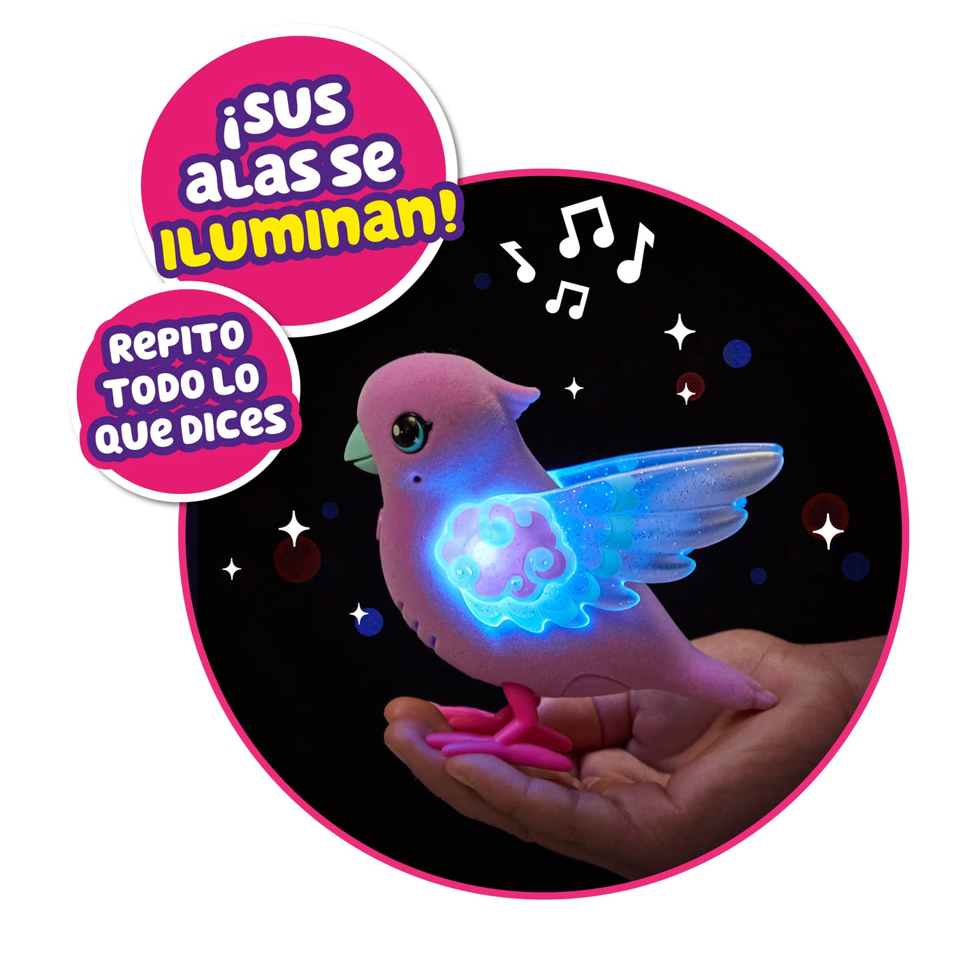 Little Live Pets Parlanchino-Vogelkäfig, interaktives Haustier mit mehr als 20 Geräuschen und Reaktionen, wiederholt das, was Sie Sagen, mit Aufbewahrungsbox, für Kinder ab 5 Jahren, berühmt