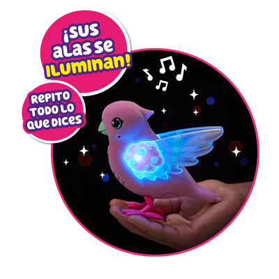 Little Live Pets Parlanchino-Vogelkäfig, interaktives Haustier mit mehr als 20 Geräuschen und Reaktionen, wiederholt das, was Sie Sagen, mit Aufbewahrungsbox, für Kinder ab 5 Jahren, berühmt