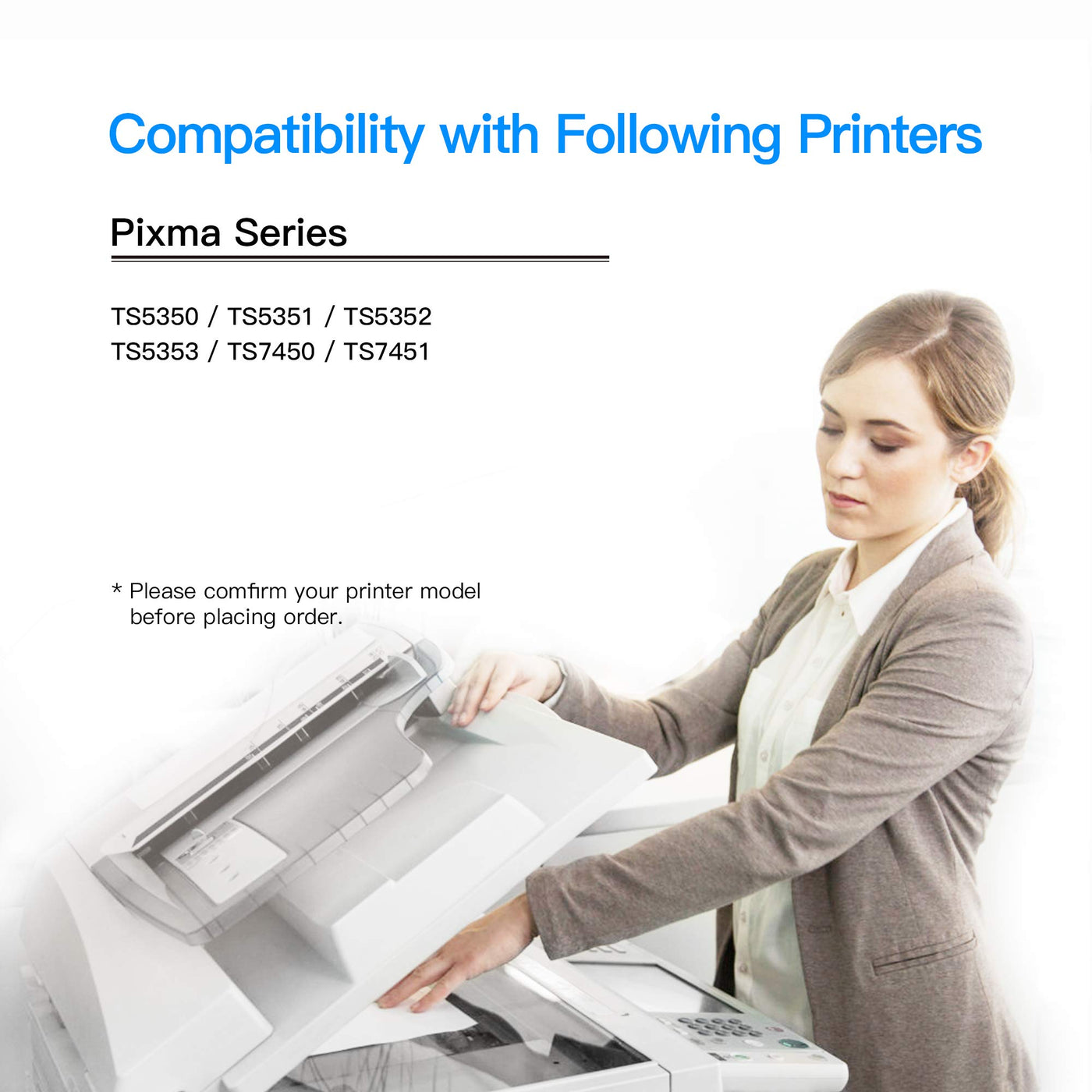 LxTek PGI-560XL CLI-561XL Multipack Tintenpatrone als Ersatz für Canon Druckerpatronen 560 561 für Pixma TS5350 TS5351 TS5352 TS5353 TS7450 TS7451 (Schwarz, Farbe, 2er-Pack)