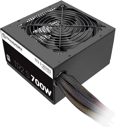 Thermaltake TR2 S 700W | PC-ATX-Netzteil | 80-Plus | leiser 120 Lüfter | EU zertifiziert | schwarz