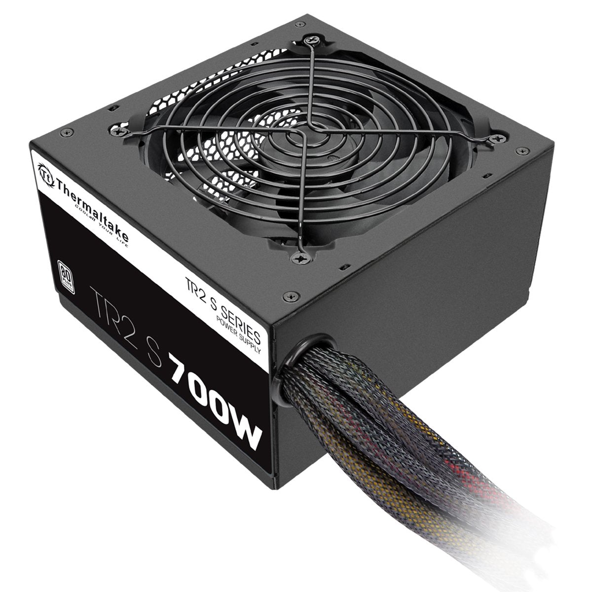 Thermaltake TR2 S 700W | PC-ATX-Netzteil | 80-Plus | leiser 120 Lüfter | EU zertifiziert | schwarz