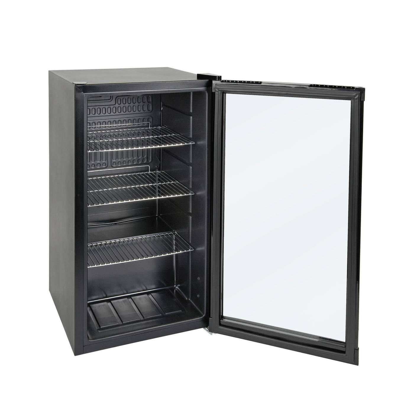 METRO Professional Mini-Kühlschrank GPC1088, 88 L, 1.052 kWh/24h, 3 Edelstahl-Drahtböden, schwarz