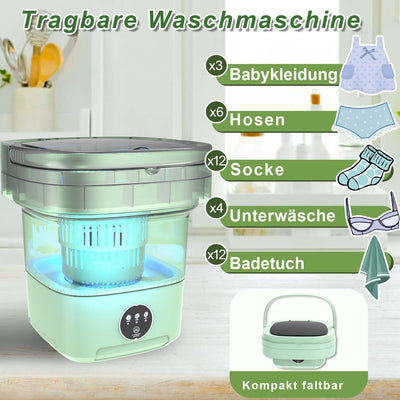 Mini Waschmaschine, 13L 2kg 2in 1 Camping Waschmaschine mit Schleuder, klein waschmaschine, Single Waschmaschine für Socken, Unterwäsche, Babykleidung, Reisen, Tourenwagen, Wohnheim, RV