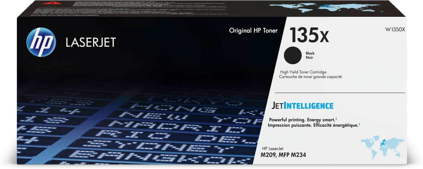 HP 135X (W1350X) Original Tonerkartusche Schwarz (hohe Reichweite, Kompatibel mit: HP LaserJet Druckern)