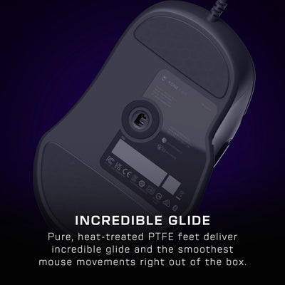 Turtle Beach Kone II – Ergonomische RGB-Gaming-Maus, 26K DPI Optischer Sensor, optische Schalter mit 100 Mio. klick-Lebensdauer, 23 programmierbare Funktionen, 4D-Scroll-Rad, Schwarz