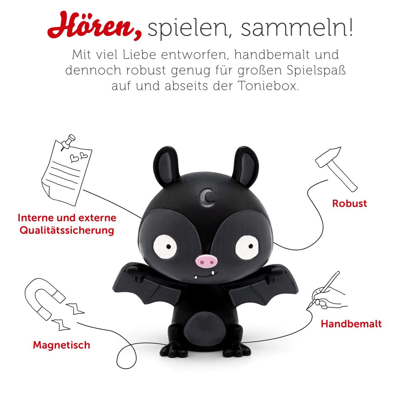 tonies Hörfigur für Toniebox, Lieblings - Kinderlieder – Halloween & Spuk, Hörspiel für Kinder ab 3 Jahren, Spielzeit ca. 50 Minuten