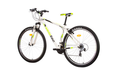 Multibrand Distribution Probike PRO 29 Zoll Fahrrad Mountainbike 21 Gang, Herren, Damen geeignet ab 175-190 cm (Weiß Grün Matt)