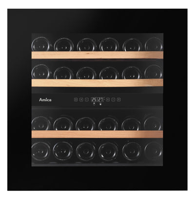Amica WK 341 215 S Einbau-Weintemperierschrank, Anzahl Bordeauxflaschen (0,75 l): 26