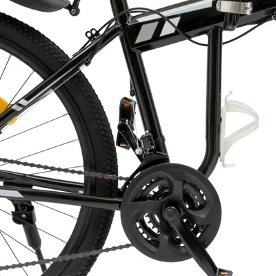 AOOUNGM 26 Zoll Mountainbike Erwachsenen, 21 Gang Fahrrad Jungen, Klappbares Hochkohlenstoffhaltiger Stahl MTB, Mountainbike für Damen & Herren