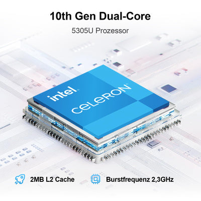 jumper Laptop 15,6 Zoll FHD Display, 12 GB RAM 640 GB ROM, Office 365, Prozessor 5305U Notebook, Akku 38 Wh, Zwei Stereo-Lautsprecher, Typ-C, USB 3.0, Digitale Tastatur