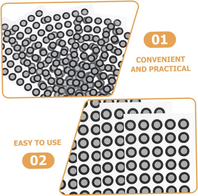 HOMSFOU 25 Blätter Reflektierende Folie für den Scanner reflektorfolie Reflective Sticker Aufkleber Markierungspunkte des Scanners Referenzpunkte für 3D-Scanner - Zubehör das Haustier