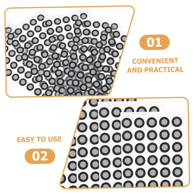 HOMSFOU 25 Blätter Reflektierende Folie für den Scanner reflektorfolie Reflective Sticker Aufkleber Markierungspunkte des Scanners Referenzpunkte für 3D-Scanner - Zubehör das Haustier