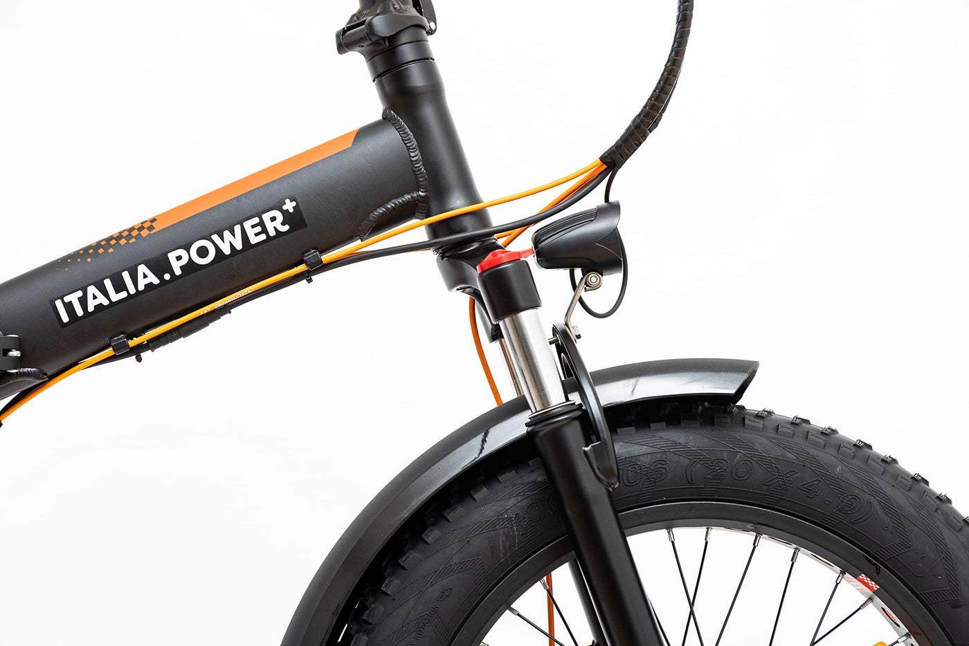 Italia Power - Off Grid Unisex Adulto, E-Bike Branch, Elektrofahrrad Fat, Erwachsene, Schwarz Bicicletta elettrica pieghevole, M
