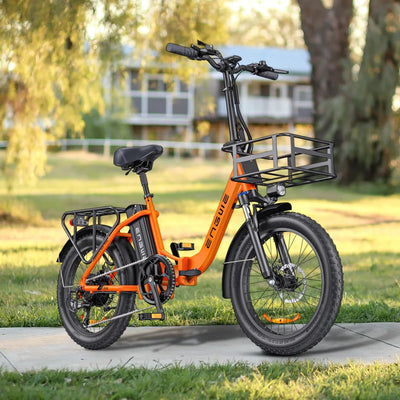 ENGWE L20 SE E-Bike Elektro Klapprad 20 Zoll Tiefeinsteiger 140 km Reichweite 36V 15,6Ah Akku mit Korb