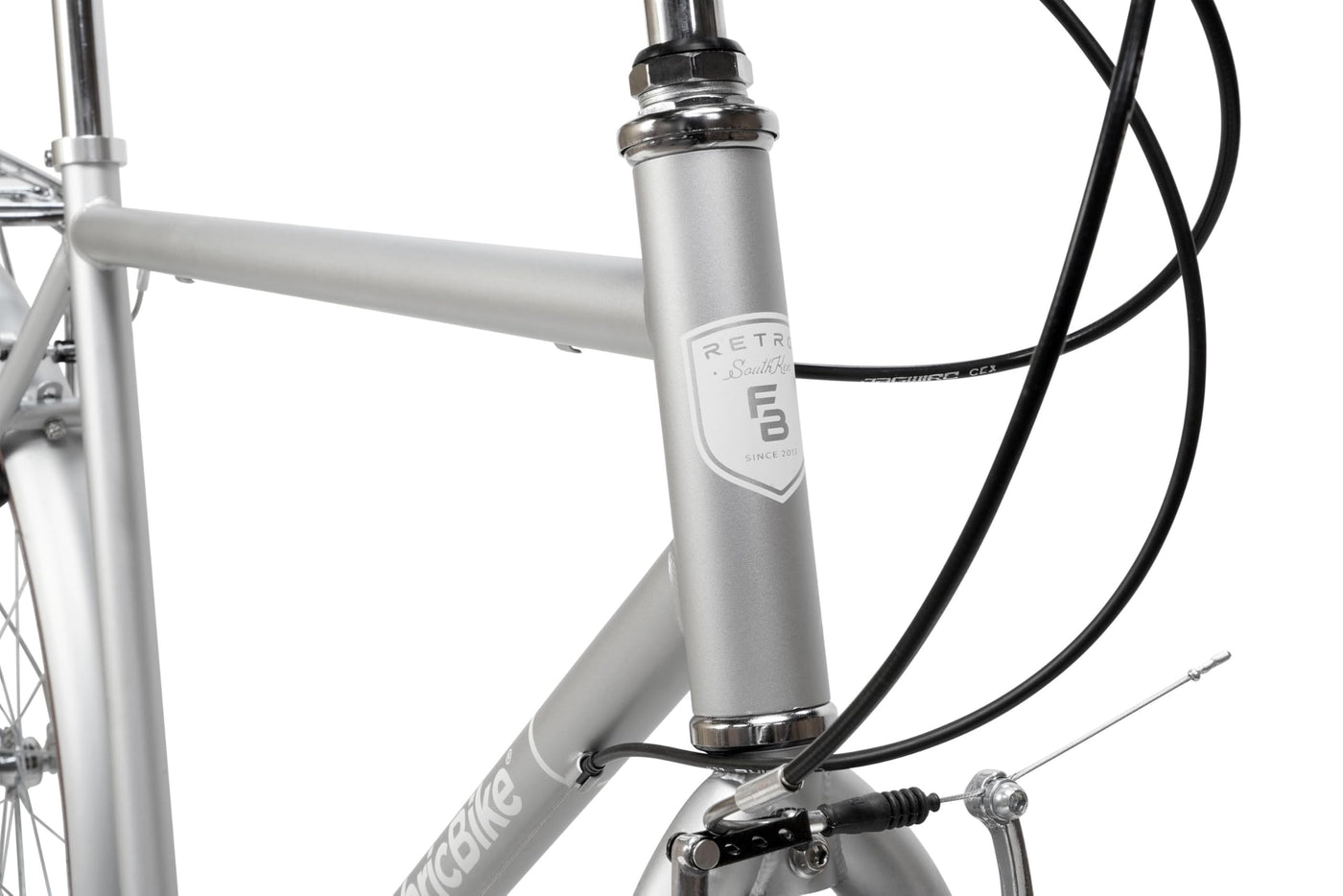 FabricBike Southken - City Bike 28 Zoll, Cityräder, klassisches Stadtrad, Fahrrad mit Korb, bequemer Sattel, 7-Gang-Schaltung (Southken Matte Grey, L-58cm)