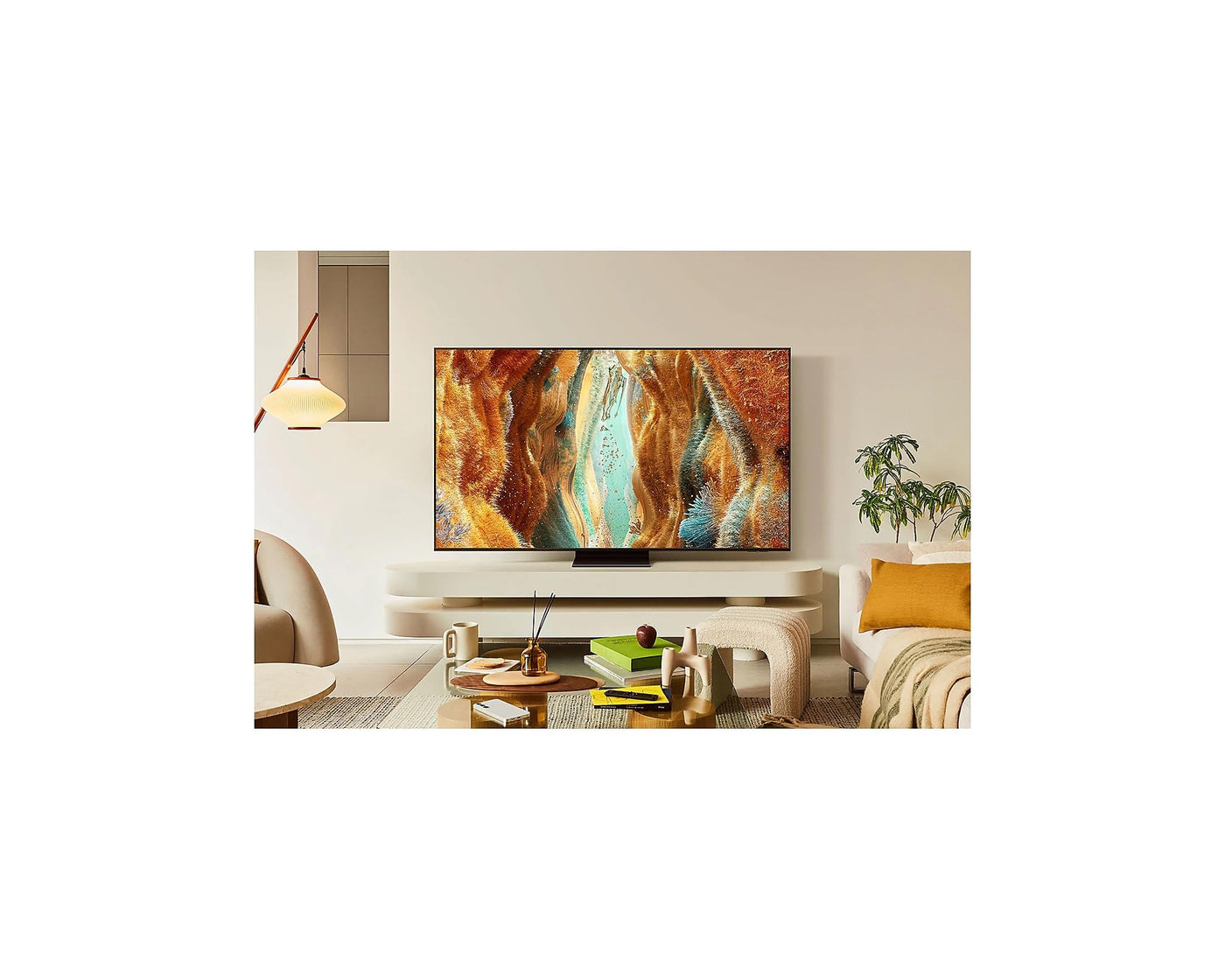 Samsung Neo QLED 4K QN70F 55 Zoll (138 cm) Mini LED Fernseher, NQ4 AI Gen2 Prozessor, Quantum Matrix Technology Slim, Motion Xcelerator 144Hz, AirSlim Design, Samsun...[Länderversion Ungarisch]