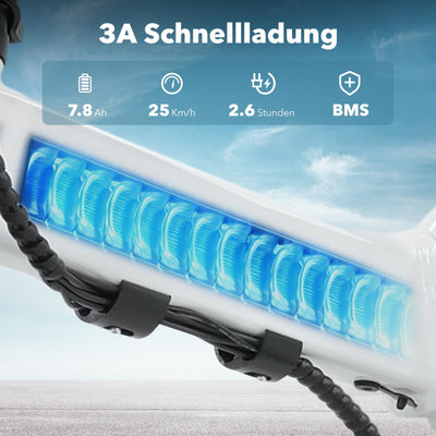 Finbike Elektrofahrräder Klappbar,14/16 Zoll Elektrofahrrad 7.8Ah Akku,250W Kompakt E-Bike mit 3H Schnellladung,3 Fahrmodi,3 Geschwindigkeitsmodi,Reichweite MAX 45km,Falt-Pedelec für Erwachsene/Teens