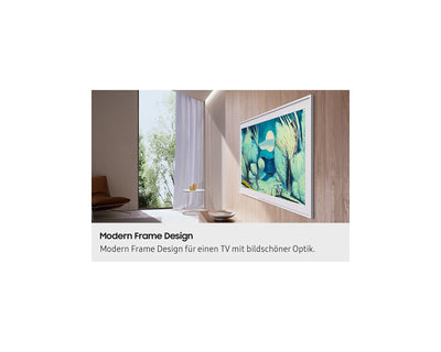 Samsung The Frame LS03F 4K QLED 55 Zoll (138 cm) UHD Fernseher, Modern Frame Design, NQ4 AI Gen2 Prozessor, Art Mode, Artful Picture Quality, One Connect Kabel, Samsung Vision AI Smart TV