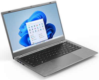 difinity 15.6 Zoll FullHD lautloses Premium Notebook - Made in Germany mit USB-C Laden und 3 Jahren Garantie! AMD 3020E 2x2.6 GHz, Radeon Vega3, 16 GB, 512 GB SSD, USB C, WLAN, BT, Windows 11 - #8271