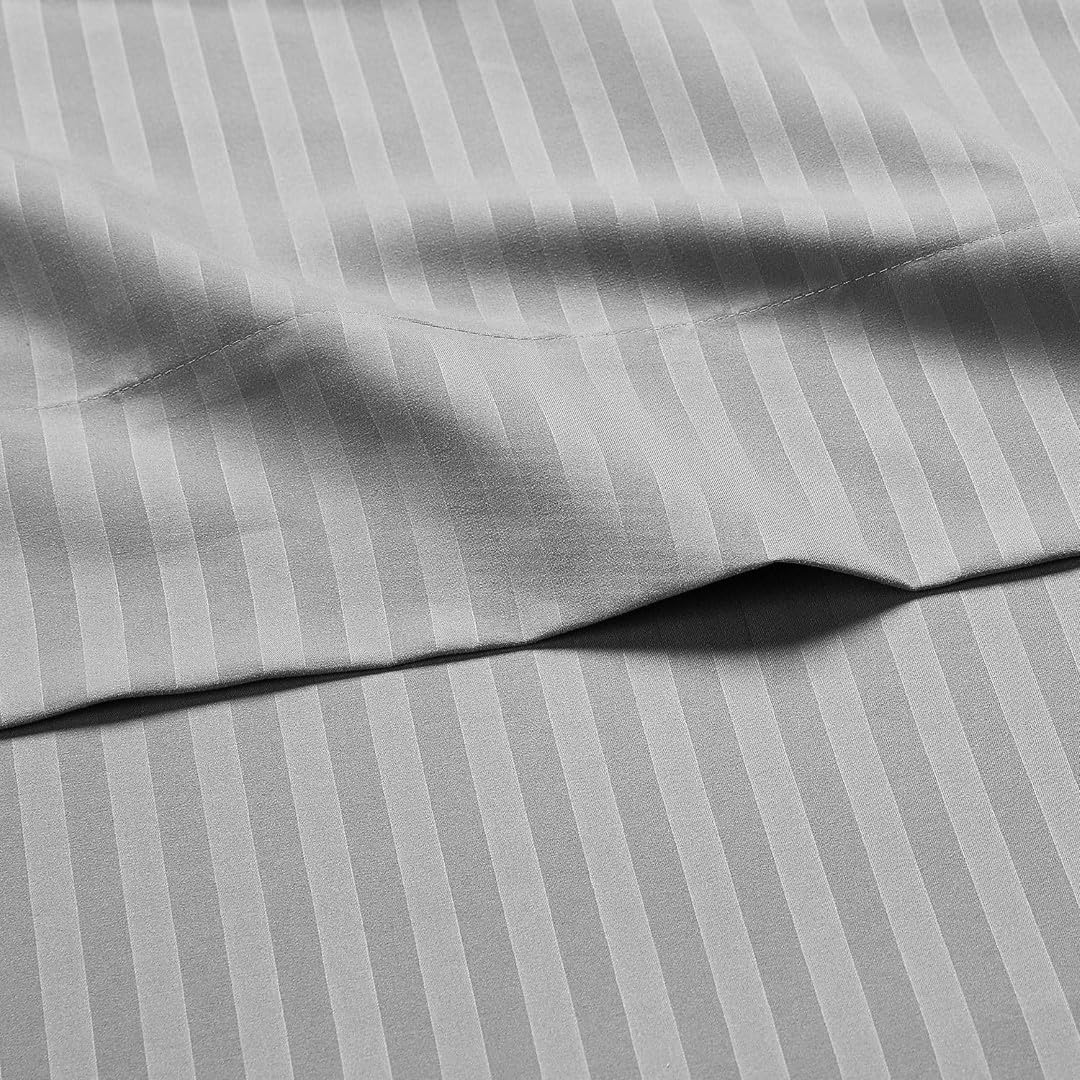 Sonive Deluxe Mikrofaser Bettbezug-Set mit Kissenbezug – Bettwäsche 135x200cm/Pillowcase 50x80cm, Dunkelgrau