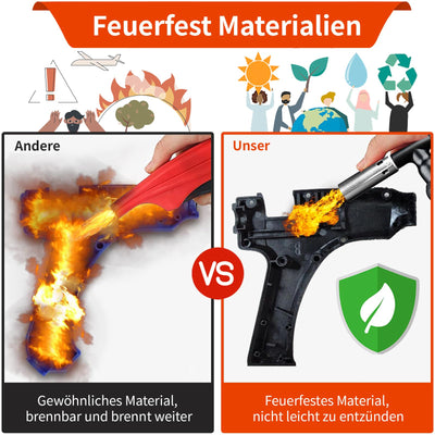 Crenova Feuerfest Heißklebepistole Klebepistole + 60 Mini Heißklebesticks Transparente Klebesticks für DIY Kleine Handwerk und schnelle Reparaturen in Haus & Büro, 20Watt Klebepistolen