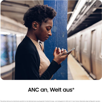 Samsung Galaxy Buds FE Kabellose Bluetooth-Kopfhörer inkl. araree Bean Case, Active Noise Cancelling (ANC), 3 Mikrofone, Touch Control, Tiefer Bass, Mit Ladekabel, Graphite [Exklusiv bei Amazon]