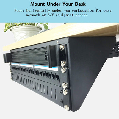 JINGCHENGMEI 3U 125 lb Gewicht Kapazität Heavy Duty 19 Zoll Stahl Vertikale Patch Panel Montagehalterung für Netzwerkgeräte