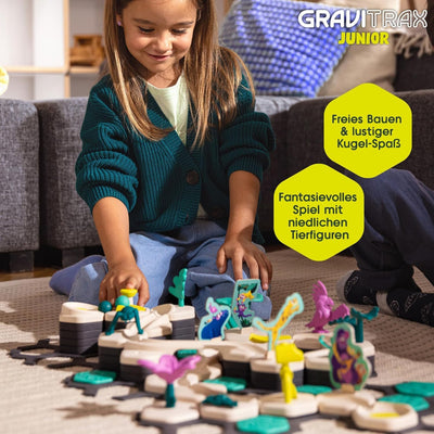 Ravensburger GraviTrax Junior Starter-Set L Ice 27060 - Murmelbahn überwiegend aus nachwachsenden Rohstoffen mit Themenwelten, Lern- und Konstruktionsspielzeug für Jungs und Mädchen ab 3 Jahren