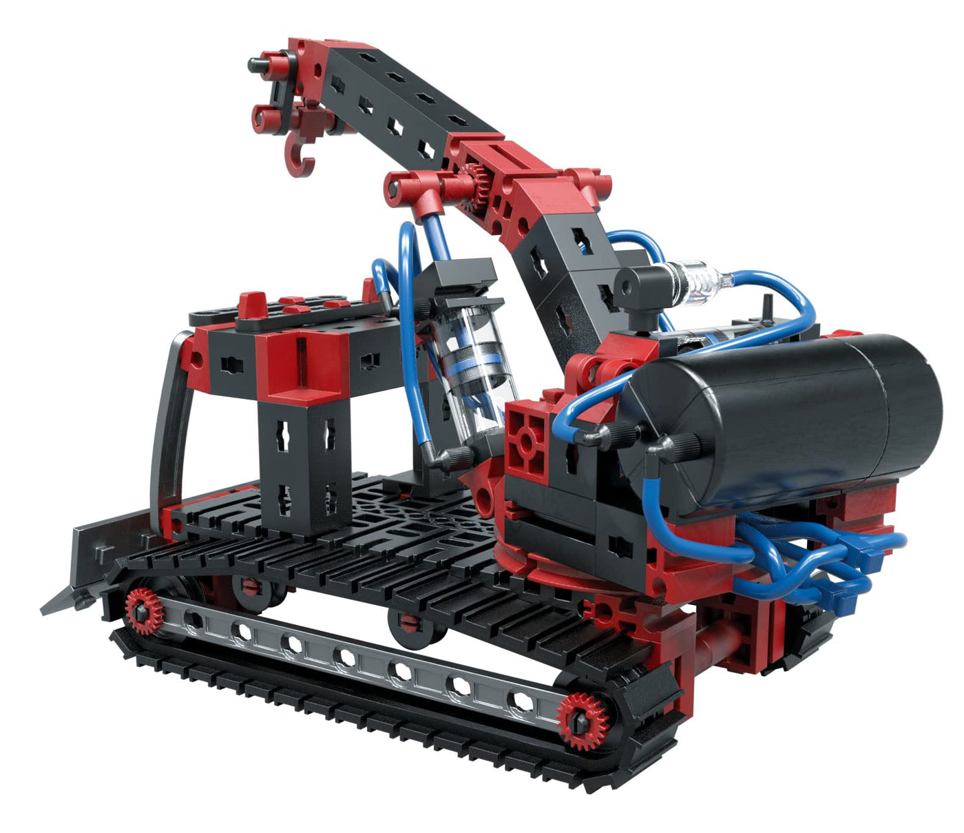 fischertechnik 533874 PROFI Pneumatic Power – Bausatz für Kinder ab 8 Jahren, pneumatisch betriebenes Spielzeug, Bagger und 4 weitere Modelle zum Zusammenbauen