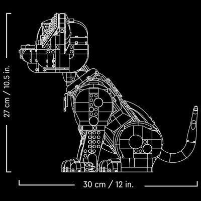 LEGO ǀ Disney Welpe aus 101 Dalmatiner - Bauset für Erwachsene - Verwandelt Sich in 6 niedliche Welpen mit drehbarem Kopf und Schwanz - DIY Heim-Deko - Geschenkidee für Fans - 43269