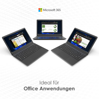 VALE V14E-4128D Notebook | 14" Full-HD IPS | Intel® Celeron® N4020 Prozessor | 4 GB RAM | 128 GB eMMC + M.2 SSD Slot | Windows 11 Home (V14E-4128D)