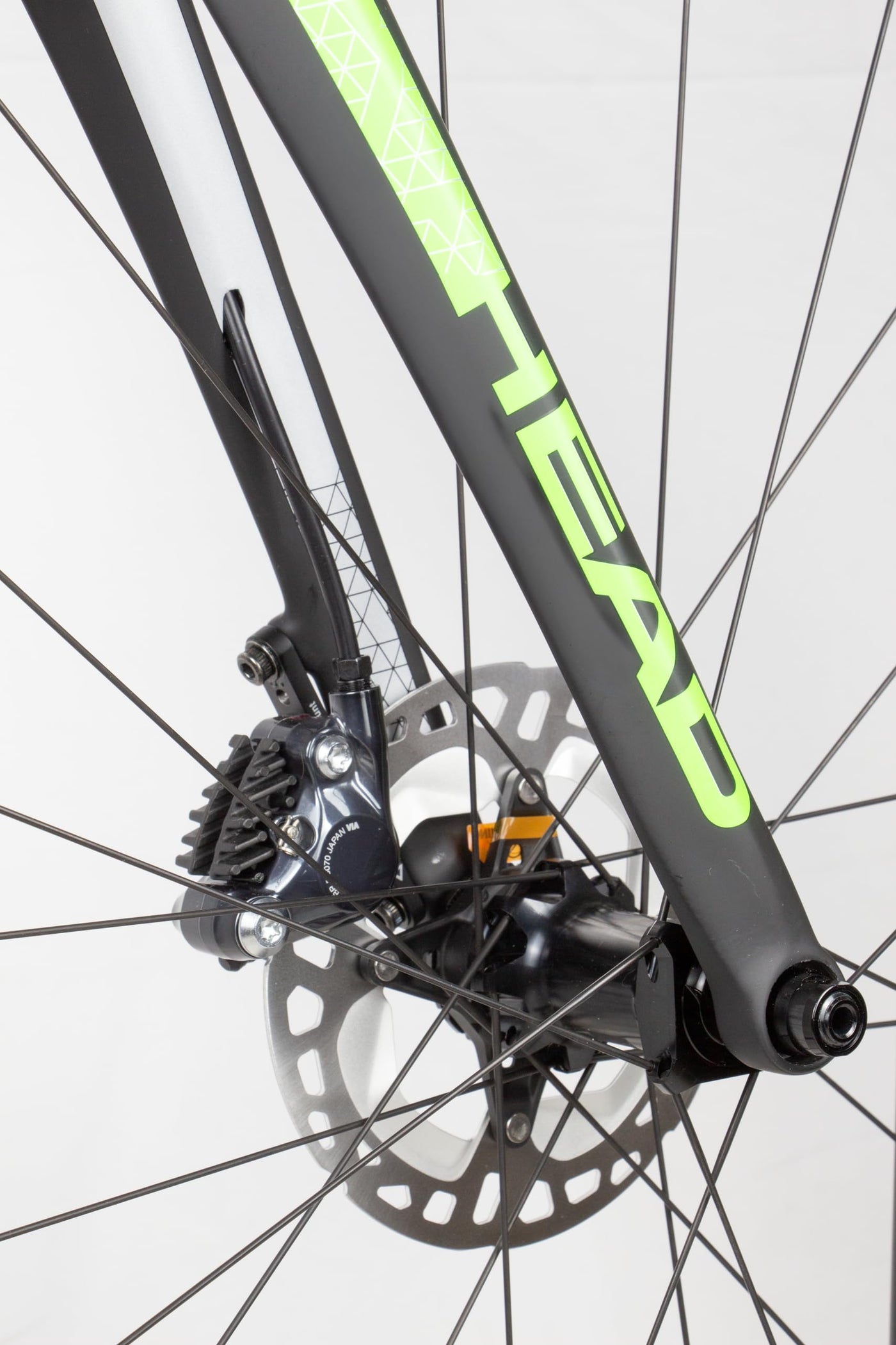 HEAD Unisex - Adult I-Speed Race Road Bike, Matt Black/Green, 54