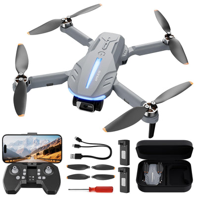 FERIETELF B16 GPS Drohne mit Kamera 4K für Erwachsene, Bürstenloser Motor, 5G FPV RC- Quadrocopter mit Auto Rückkehr & Auto Folgen, 50 min Flugzeit, C0 Faltbar Drohne für Anfänger, unter 249g