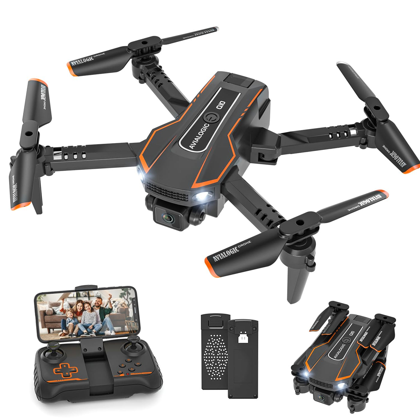 Drohne mit Kamera HD 720P für Kinder, RC Drone Quadcopter mit Kopflos Modus, 3D Flip, Höhenhaltung, Flugbahn, Spielzeug und Geschenke für Jungen Mädchen Anfänger
