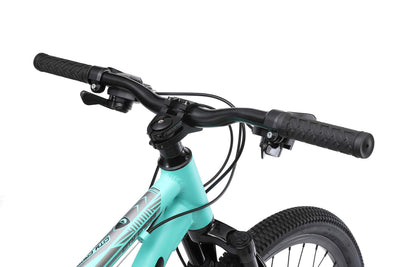 BIKESTAR Fully Aluminium Mountainbike Shimano 21 Gang Schaltung, Scheibenbremse 26 Zoll Reifen | 16 Zoll Rahmen Alu MTB Vollgefedert | Mint