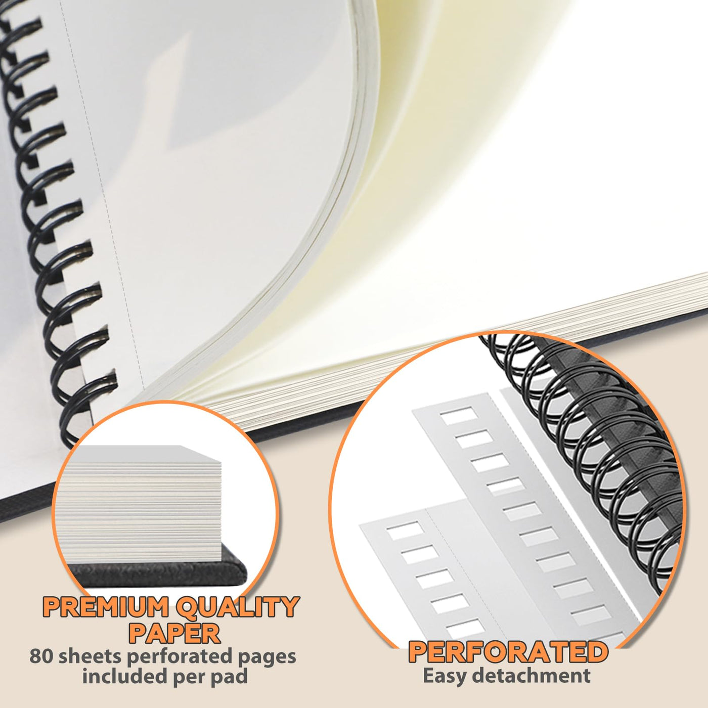 2 Stück A5 Skizzenbuch,100 g/m² Zeichenblöcke mit Spiralbindung-160 Blatt /320 Seiten-Skizzenbücher mit festem Einband-Professionnelle Zeichenbuch für Kinder & Erwachsene, Ideal für Skizzen