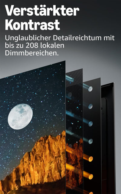 Amazon Fire TV Omni QLED-Serie (neueste Generation), 65-Zoll Smart TV in 4K Ultra HD, HDR10+, Dolby Vision, Dolby Audio, Quad-Core-Prozessor, Sprachsteuerung mit Alexa