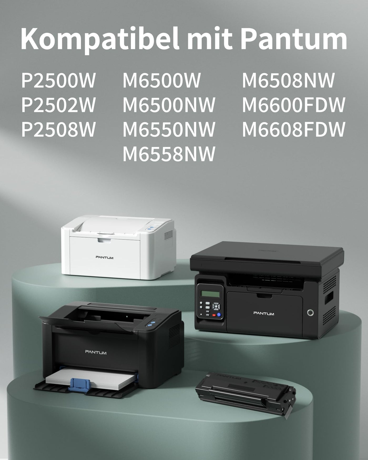 PANTUM PA-210 Original Tonerkartusche Schwarz Laser P2502W P2500W M6500W M6500NW M6508NW M6550NW M6558NW M6800FDW M6808FDW, 1.600 Seiten
