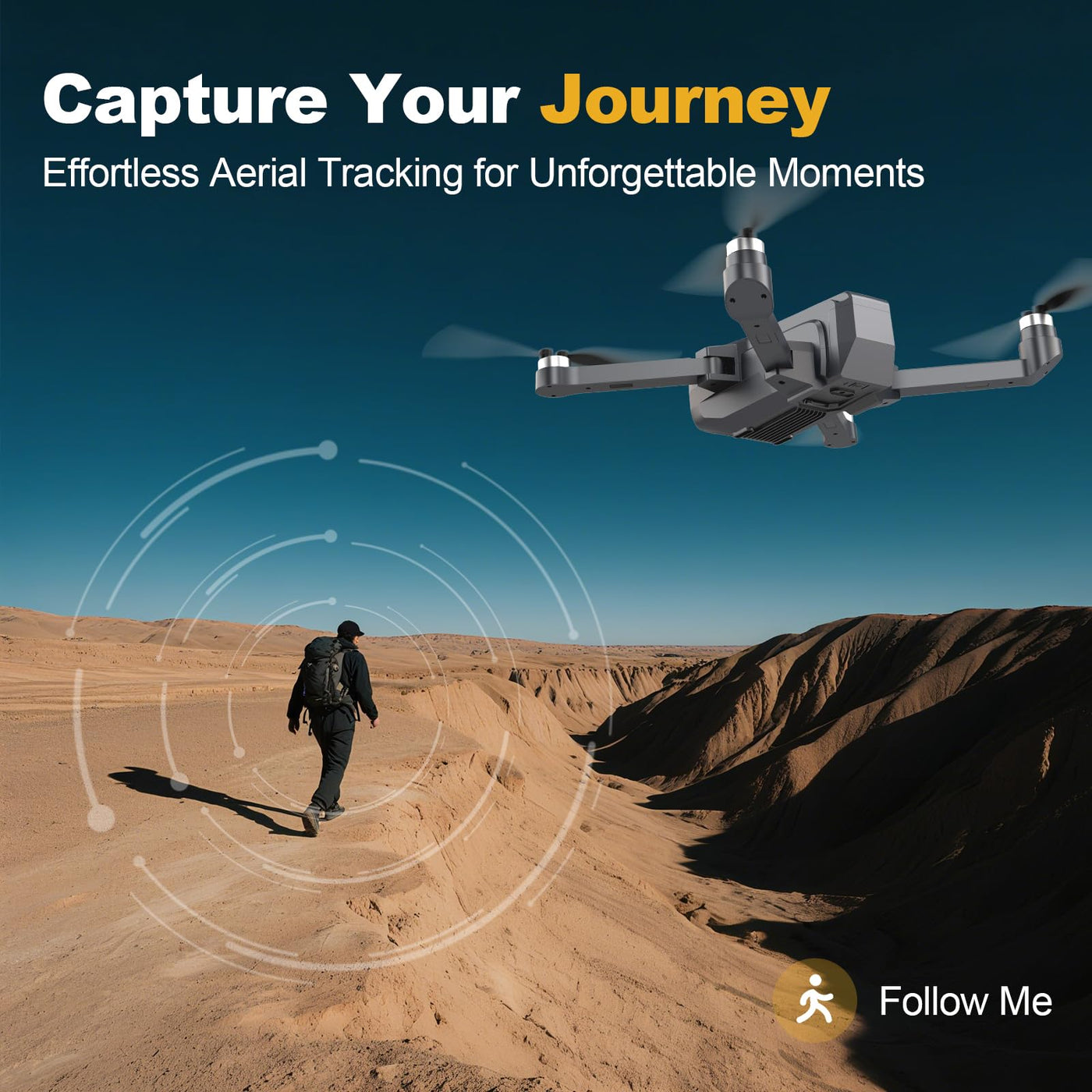 Drohne GPS Professional mit 4K Kamera Adult,Follow Me RC Drohnes GPS Auto Return Home,Drohne Beginner Lange Flugzeit Bürstenlose im Kreisflug,Alarm Bei Niedrigem Batteriestand,Unter 249g