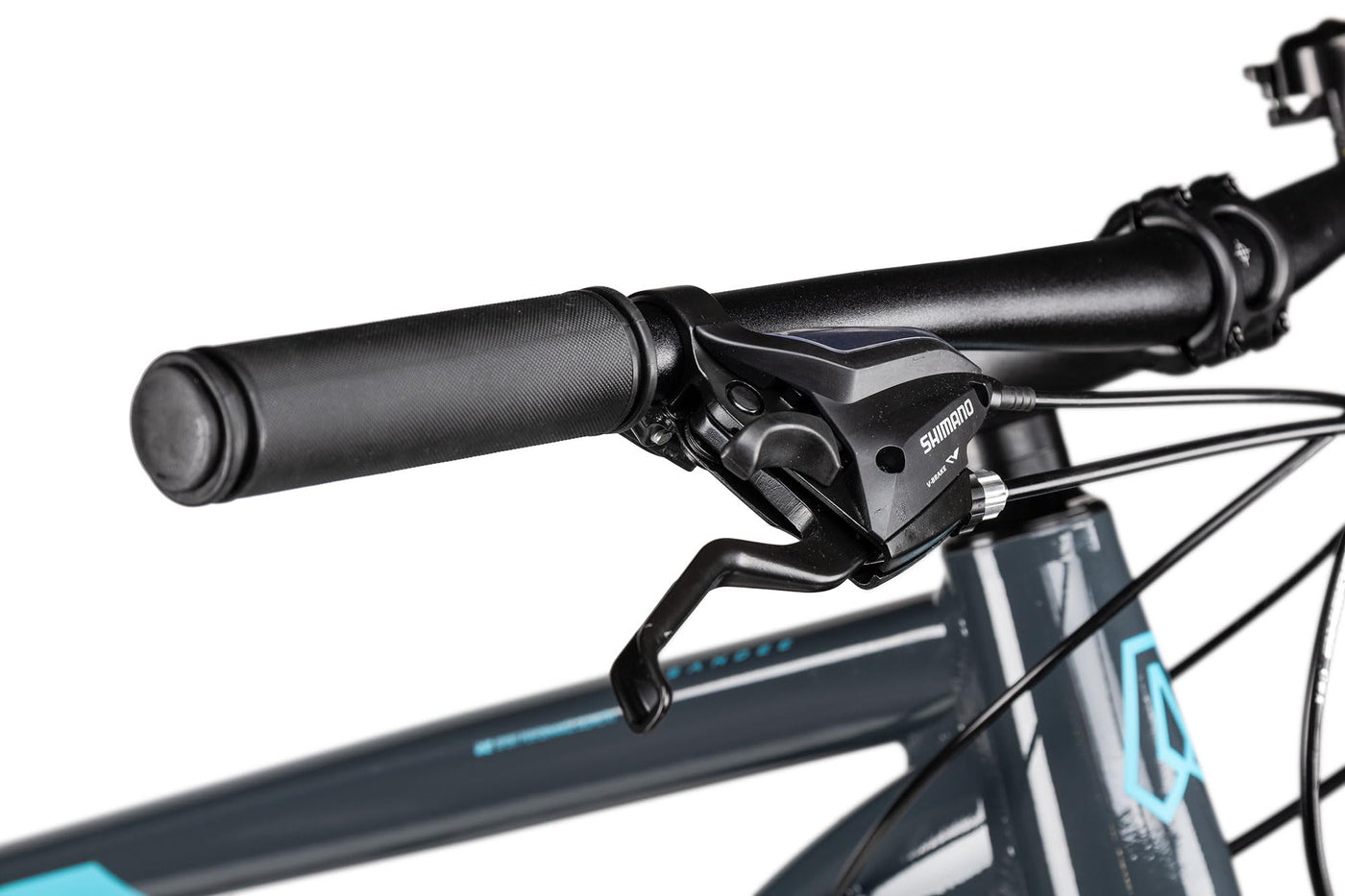 Axess Sandee ATB | straßentaugliches Herren-Mountainbike | MTB-Hardtail | 14-Gang Schaltung | Mechanische Scheibenbremsen, Farbe:Grey, Rahmengröße:19 Zoll