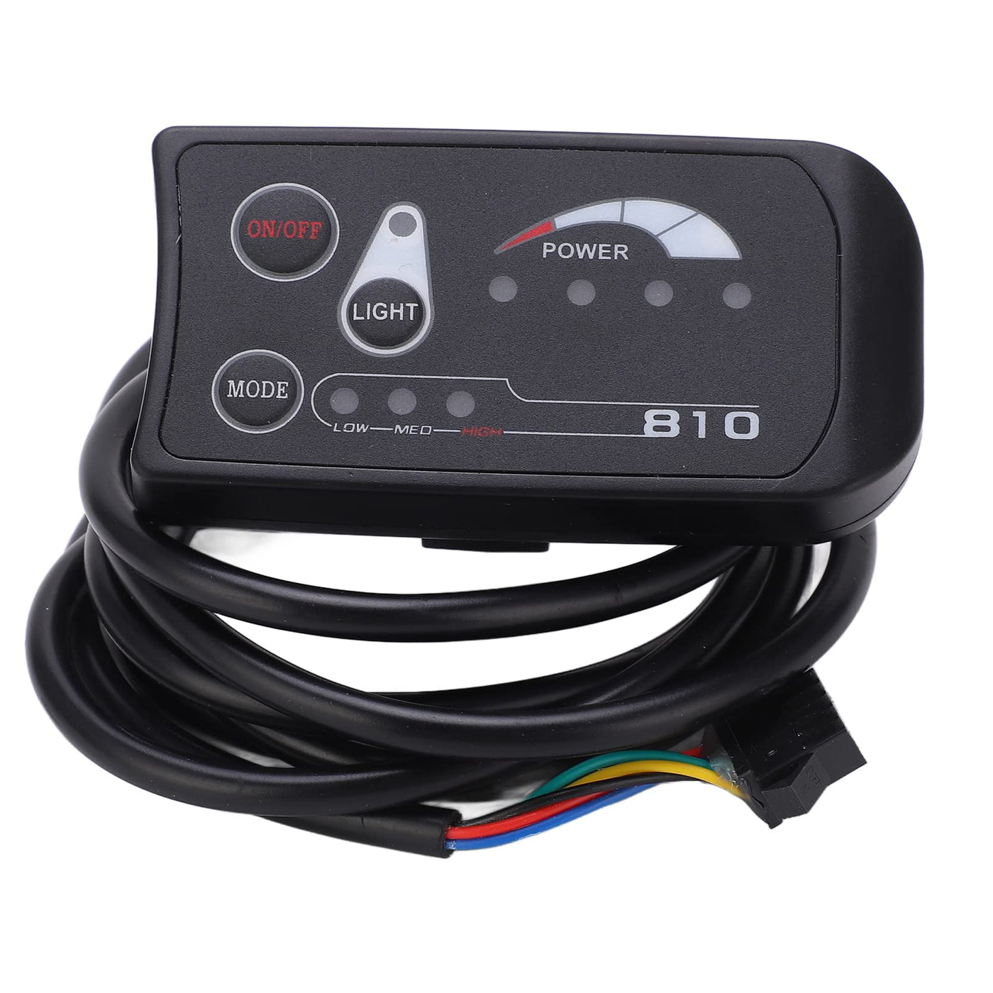 Dilwe 36V 48V LED S810 Elektrofahrrad-Display, Einstellungen Anpassen Gangspeicher Elektrofahrrad LED-Anzeigefeld f¨¹r Elektrofahrrad-RollerElectric refitting Accessories