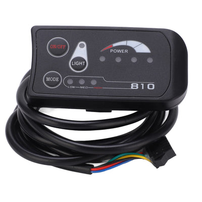 Dilwe 36V 48V LED S810 Elektrofahrrad-Display, Einstellungen Anpassen Gangspeicher Elektrofahrrad LED-Anzeigefeld f¨¹r Elektrofahrrad-RollerElectric refitting Accessories