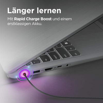 Lenovo IdeaPad 3 Laptop | 17.3" Full HD Display | AMD Ryzen 5 5625U | 8GB RAM | 512GB SSD | AMD Radeon Grafik | Windows 11 | QWERTZ | Artic Grau | 3 Monate Premium Care