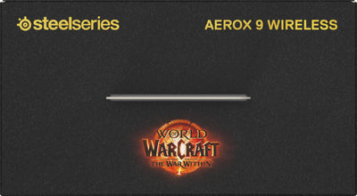 SteelSeries Aerox 9 Wireless - World of Warcraft Edition - kostenloses In-Game-Item - MMO-Gaming-Maus - 18 programmierbare Tasten - leichtes Gewicht -Bluetooth/2,4 GHz -18 Tsd. DPI TrueMove Air Sensor