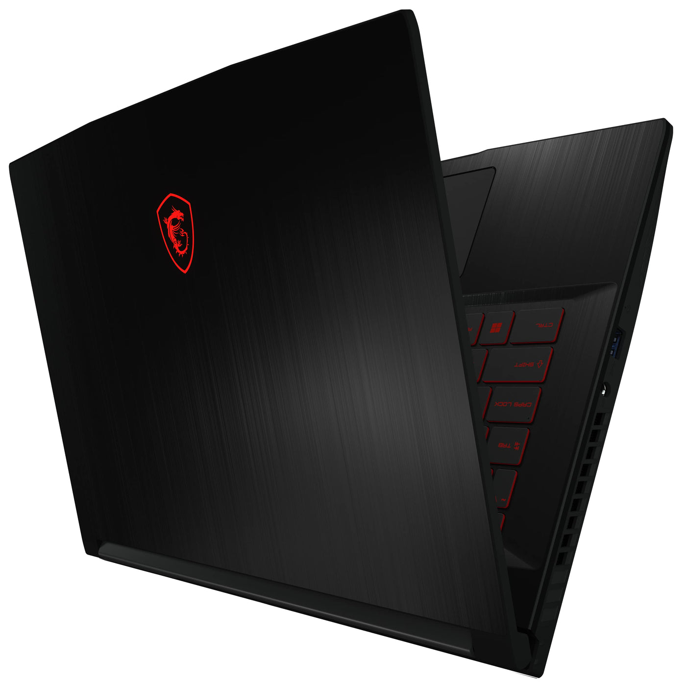 MSI Thin GF63 12UCX-1011, Gaming Laptop, 39,6 cm (15,6 Zoll) FHD, 144 Hz, Intel Core i5-12450H Prozessor, 16 GB DDR4-3200, 512 GB SSD, NVIDIA GeForce RTX 2050, Windows 11 Home, QWERTZ Tastatur