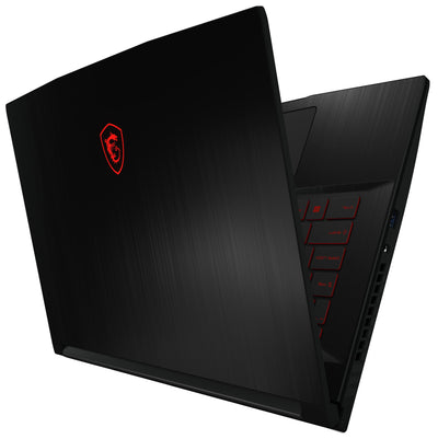 MSI Thin GF63 12UCX-1011, Gaming Laptop, 39,6 cm (15,6 Zoll) FHD, 144 Hz, Intel Core i5-12450H Prozessor, 16 GB DDR4-3200, 512 GB SSD, NVIDIA GeForce RTX 2050, Windows 11 Home, QWERTZ Tastatur