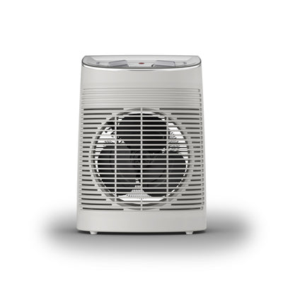 Rowenta Instant Comfort Aqua Heizlüfter, Zwei Heizstufen, Lüfterfunktion, Regulierbarer Energieverbrauch, Leise, Elektroheizung, Hellgrau, SO6510F2, 1200 - 2400w