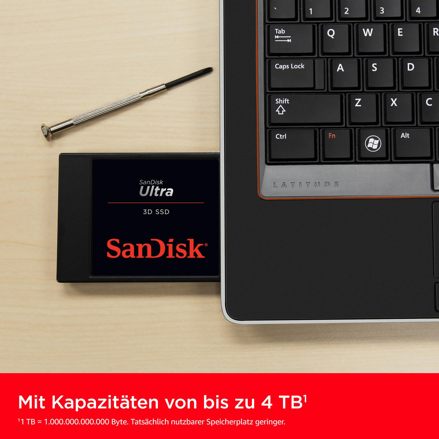 SanDisk Ultra 3D SSD 2 TB SSD interne SSD Festplatte (SSD intern 2,5 Zoll, stoßbeständig, 3D NAND-Technologie, n-Cache 2.0-Technologie, 560 MB/s Übertragungsraten) Schwarz